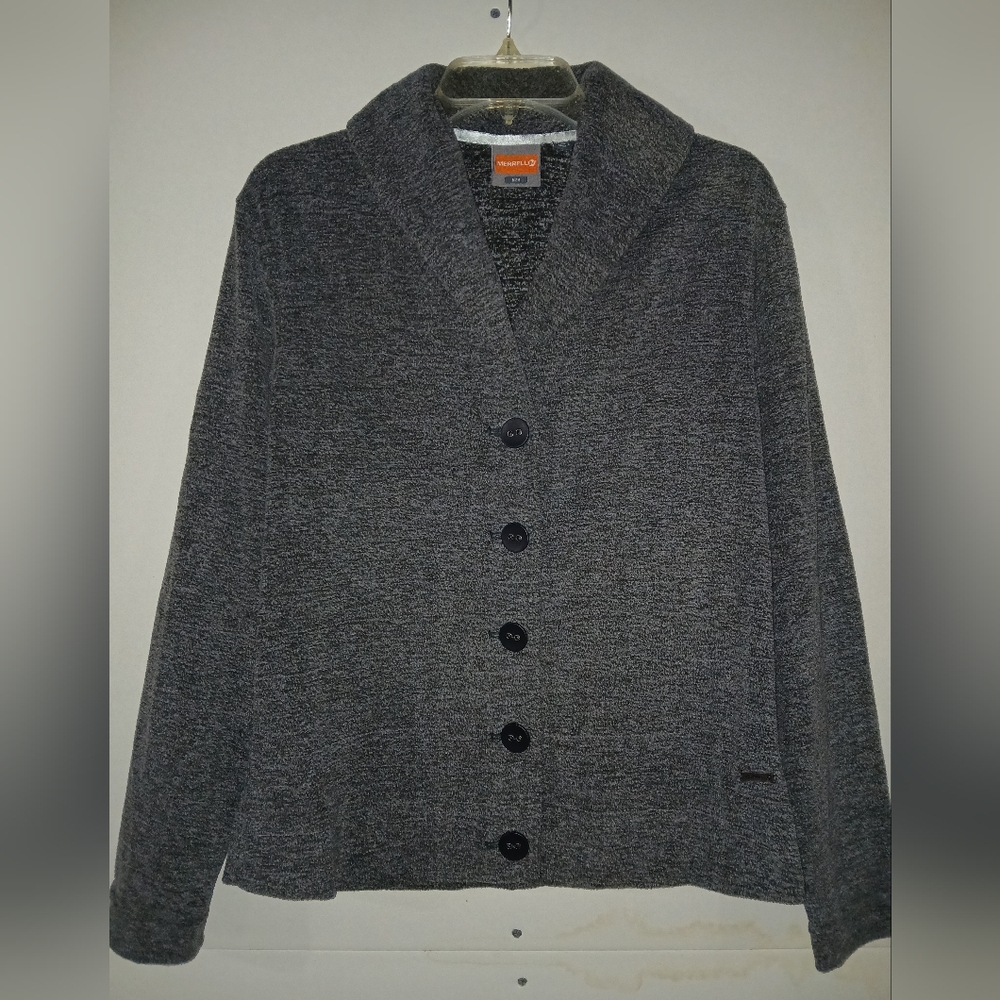 MERRELL Charcoal Fleece Jacket Ladies Medium